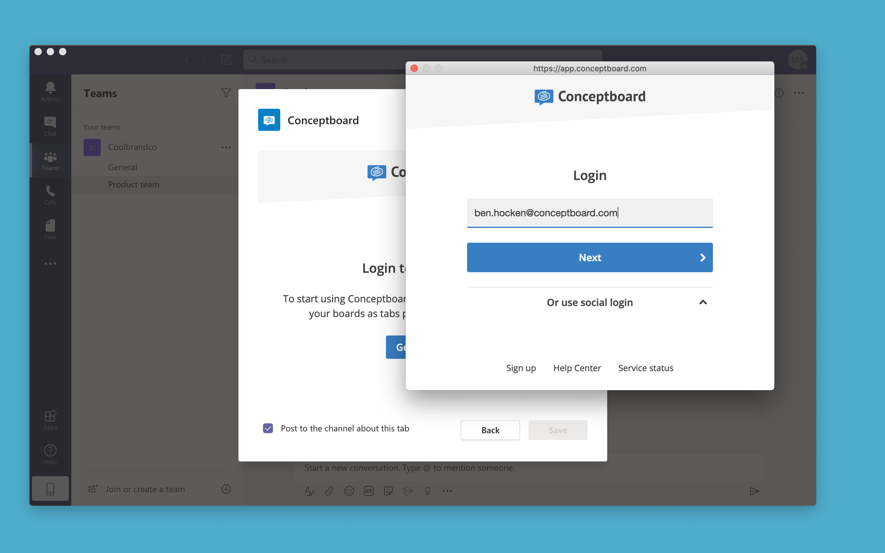 Microsoft Teams – Conceptboard Hilfe